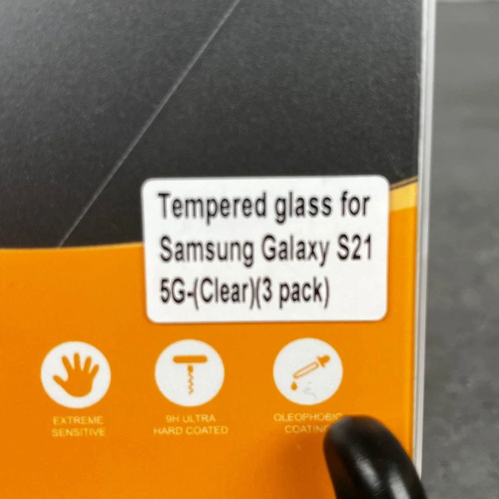 Supershieldz Samsung Galaxy S21 5G Tempered Glass Screen Protector 3 Pack Sealed